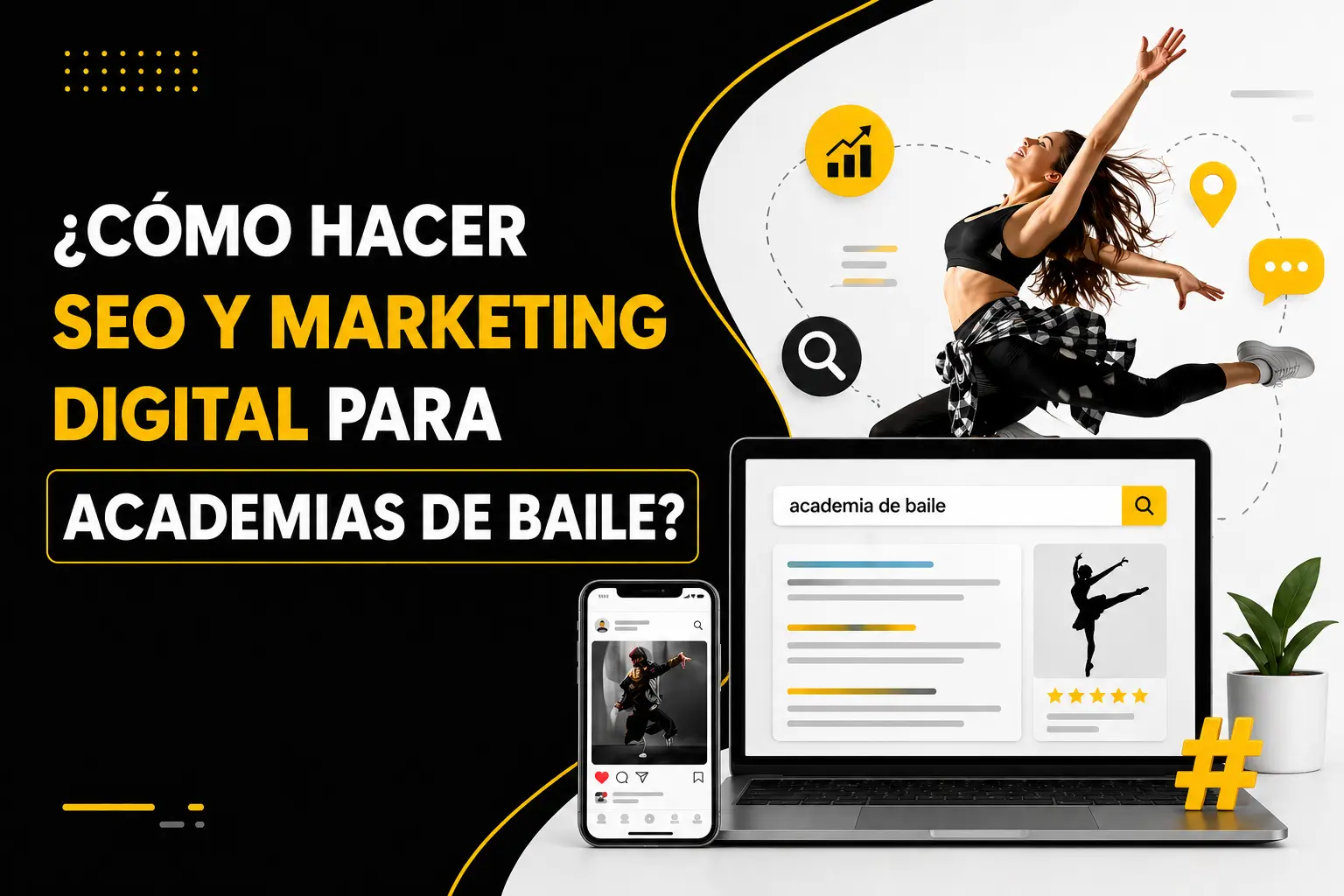 Seo y marketing digital para academias de baile